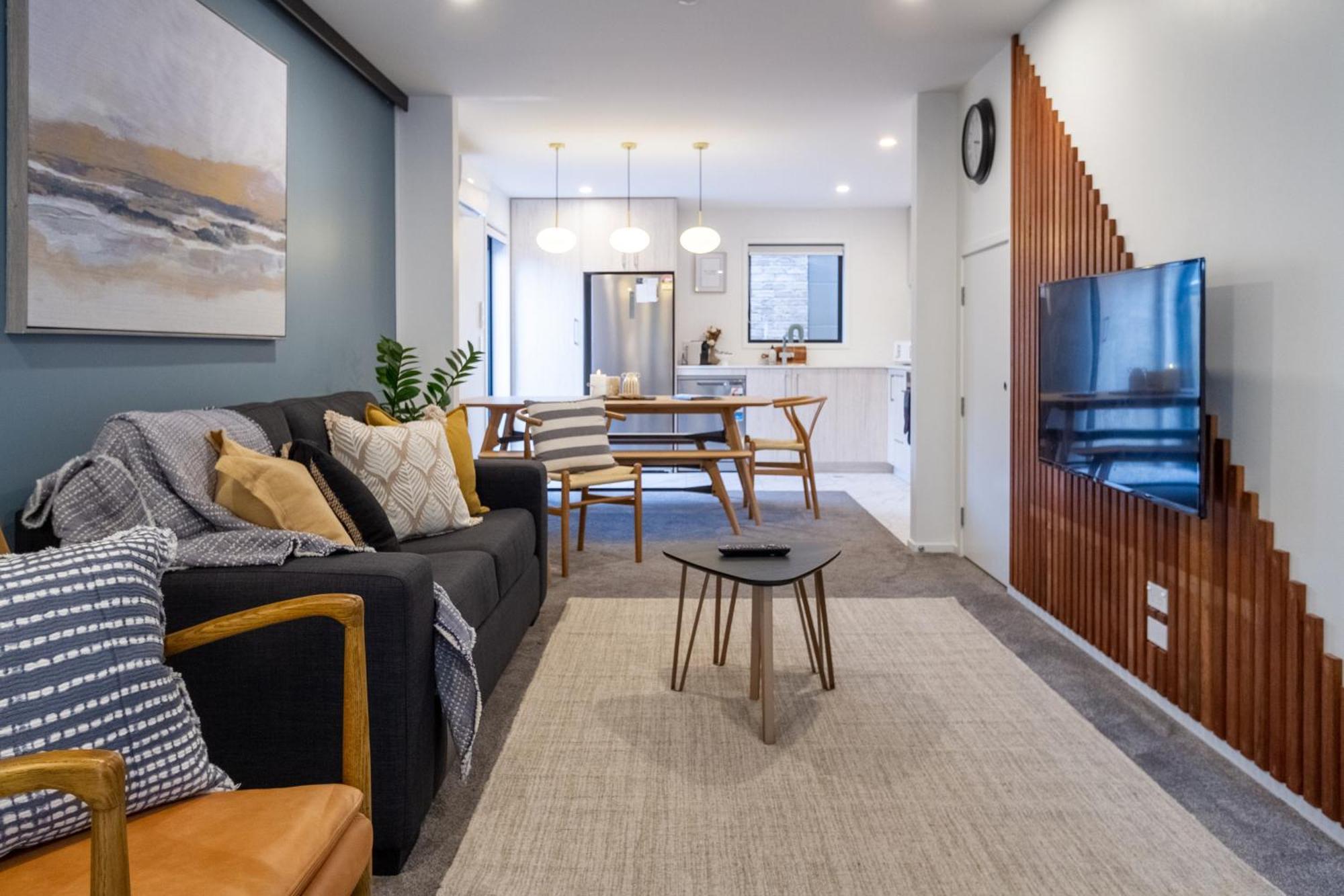 Stylish Central City Townhouse Next To Little High クライストチャーチ エクステリア 写真